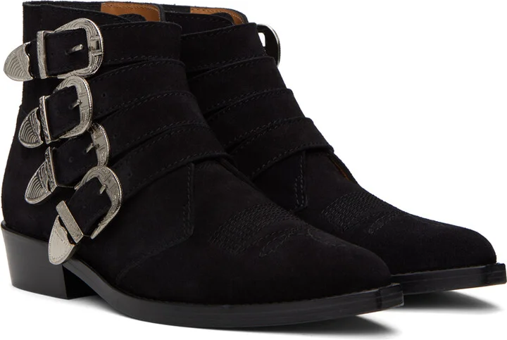Toga Virilis Black Buckle Boots - Image 4