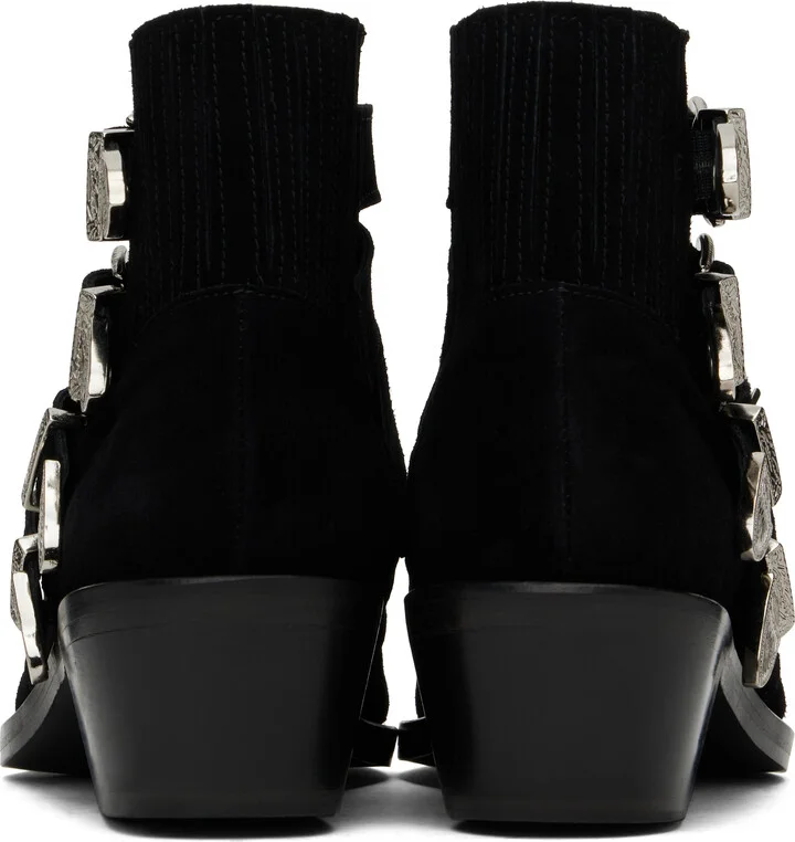 Toga Virilis Black Buckle Boots - Image 2
