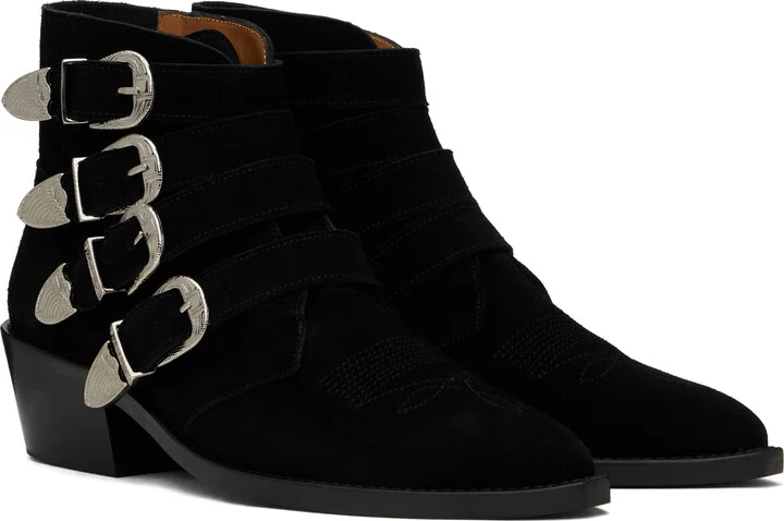 Toga Virilis Black Buckle Boots - Image 4
