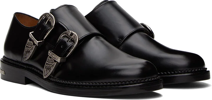 Toga Virilis Black Double Monkstraps - Image 4