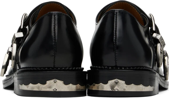 Toga Virilis Black Double Monkstraps - Image 2