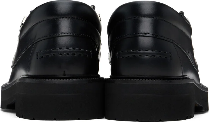 Toga Virilis Black Hard Leather Derbys - Image 2