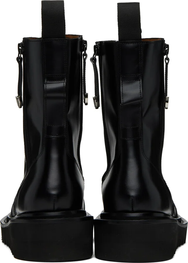Toga Virilis Black Lace-Up Boots - Image 2