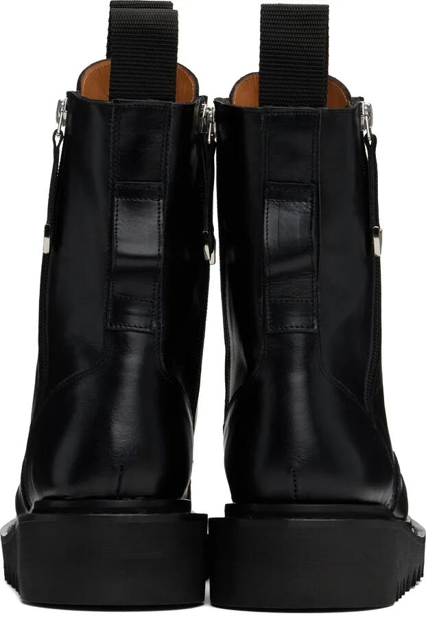 Toga Virilis Black Lace-Up Boots - Image 2