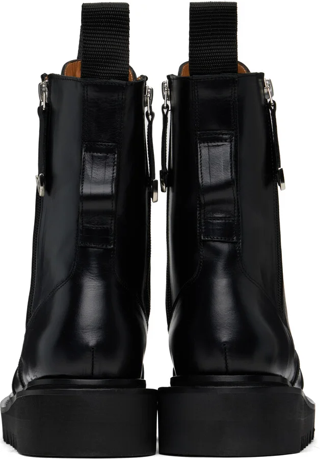 Toga Virilis Black Leather Boots - Image 2