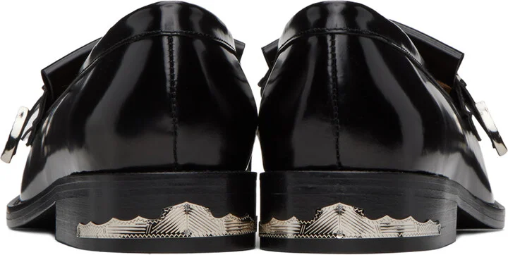 Toga Virilis Black Leather Loafers - Image 2