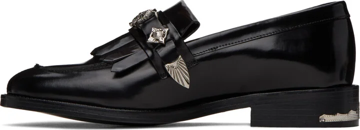 Toga Virilis Black Leather Loafers - Image 3