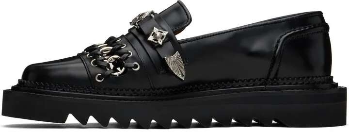 Toga Virilis Black O-Ring Loafers - Image 3