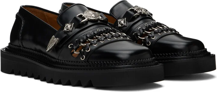 Toga Virilis Black O-Ring Loafers - Image 4