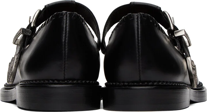 Toga Virilis Black Pin-Buckle Loafers - Image 2