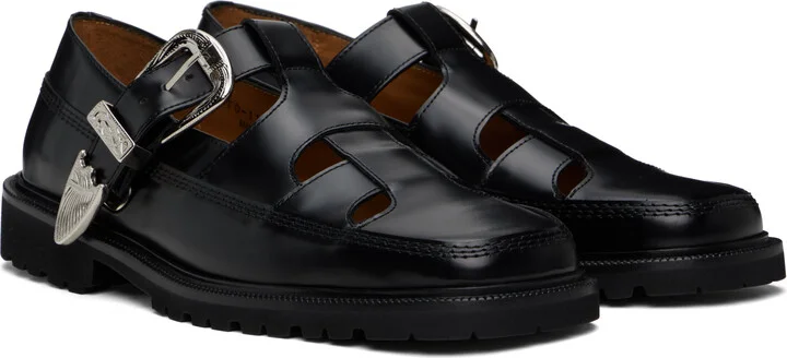 Toga Virilis Black Polido Loafers - Image 4