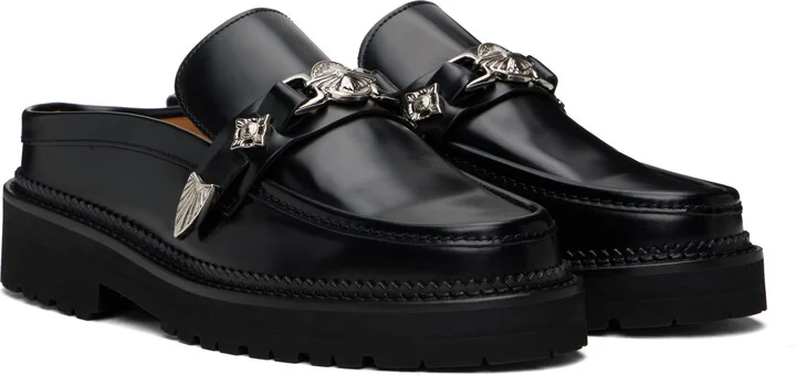 Toga Virilis Black Polido Loafers - Image 4