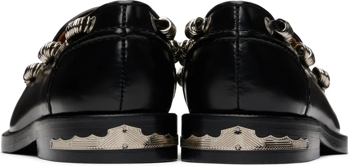Toga Virilis Black Polido Loafers - Image 2
