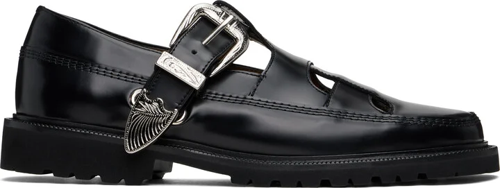 Toga Virilis Black Polido Loafers