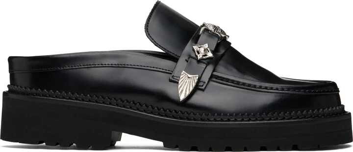 Toga Virilis Black Polido Loafers