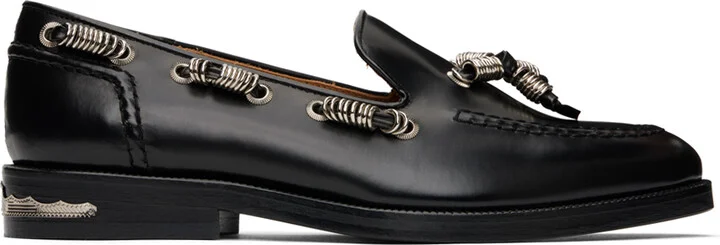 Toga Virilis Black Polido Loafers