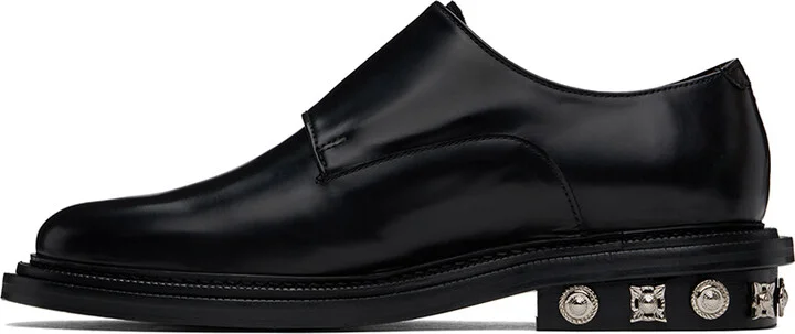 Toga Virilis Black Polido Monkstraps - Image 3