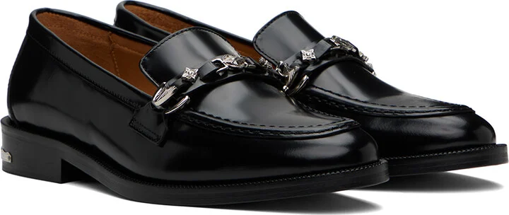 Toga Virilis Black Polished Loafers - Image 4
