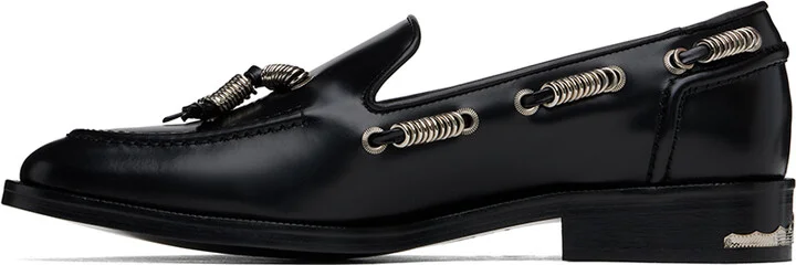 Toga Virilis Black Polished Loafers - Image 3
