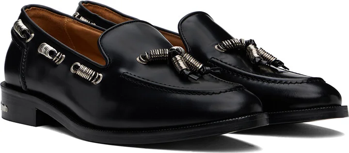 Toga Virilis Black Polished Loafers - Image 4