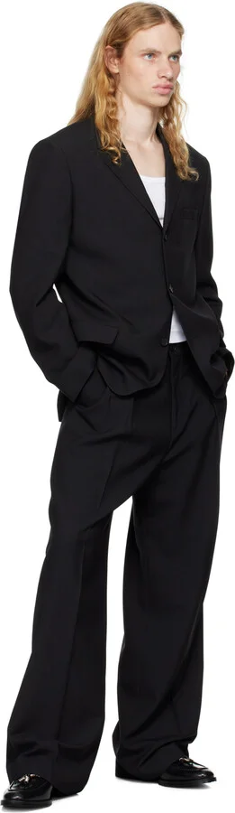 Toga Virilis Black Polished Loafers - Image 5
