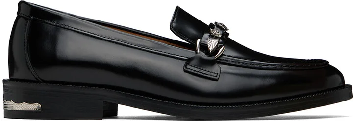 Toga Virilis Black Polished Loafers