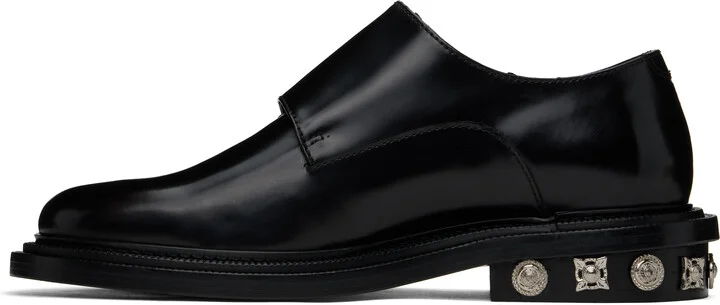 Toga Virilis Black Polished Monkstraps - Image 3