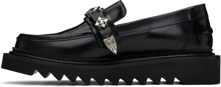 Toga Virilis Black Shark Sole Loafers - Image 3