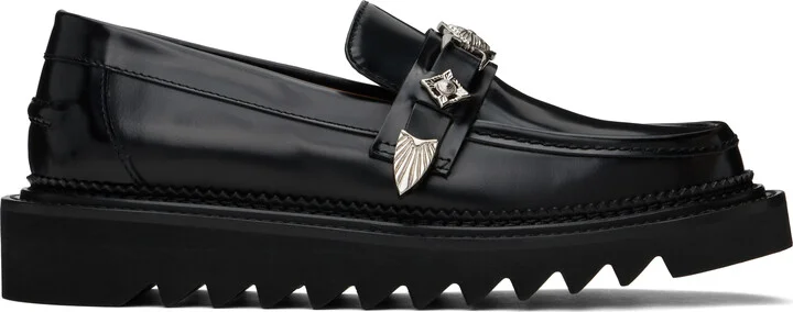 Toga Virilis Black Shark Sole Loafers