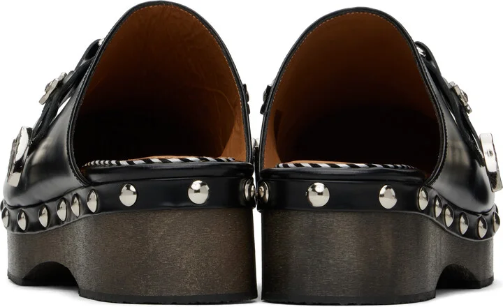 Toga Virilis Black Stud Loafers - Image 2