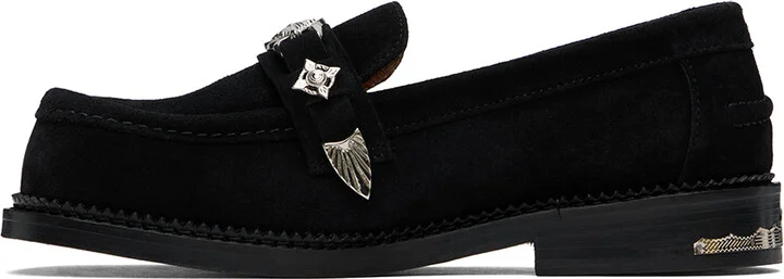 Toga Virilis Black Suede Loafers - Image 3