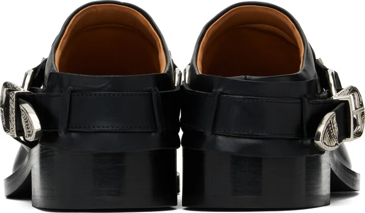 Toga Virilis Black Western Mules - Image 2