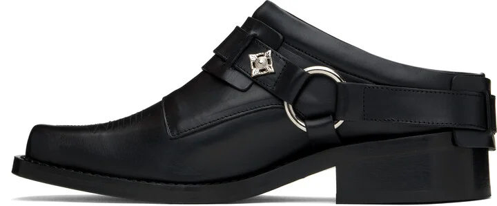 Toga Virilis Black Western Mules - Image 3