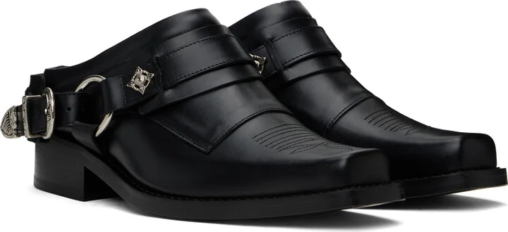 Toga Virilis Black Western Mules - Image 4