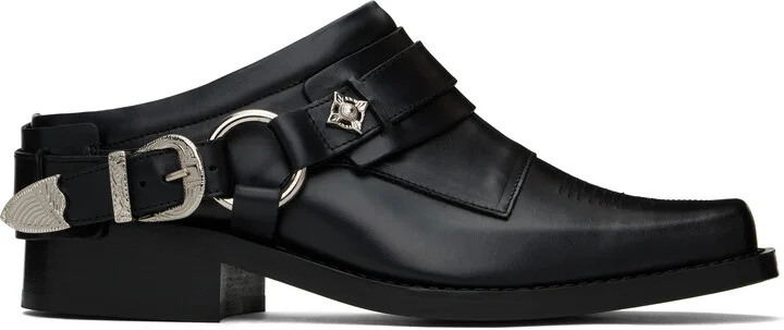 Toga Virilis Black Western Mules
