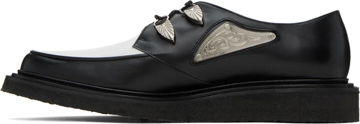 Toga Virilis Black & White Hardware Derbys - Image 3