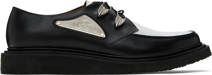 Toga Virilis Black & White Hardware Derbys