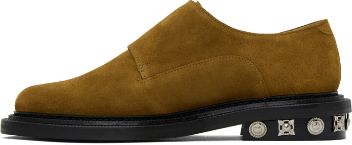 Toga Virilis Khaki Buckle Monkstraps - Image 3