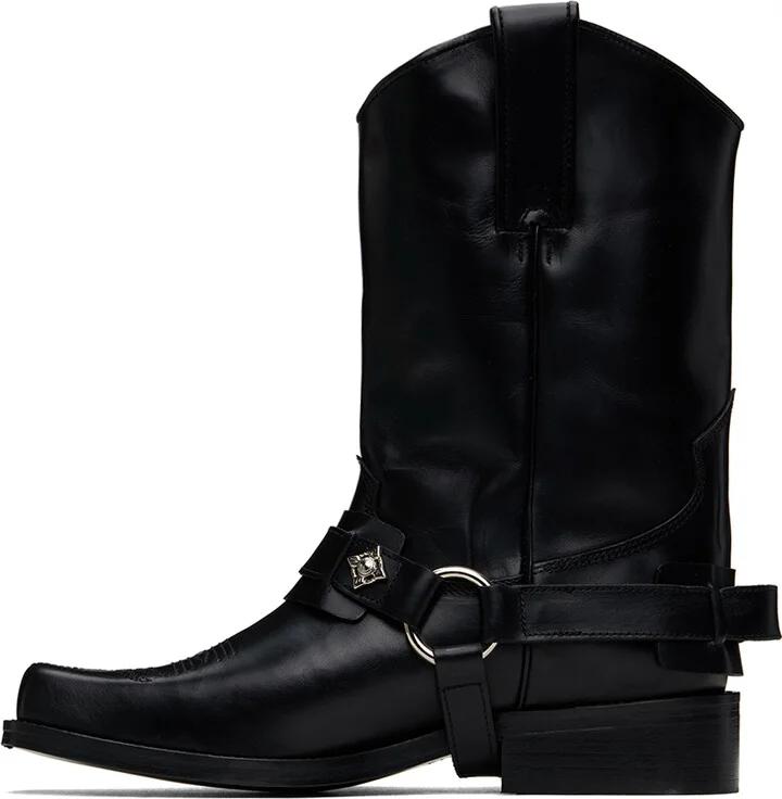Toga Virilis SSENSE Exclusive Black Boots - Image 3