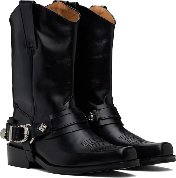 Toga Virilis SSENSE Exclusive Black Boots - Image 4