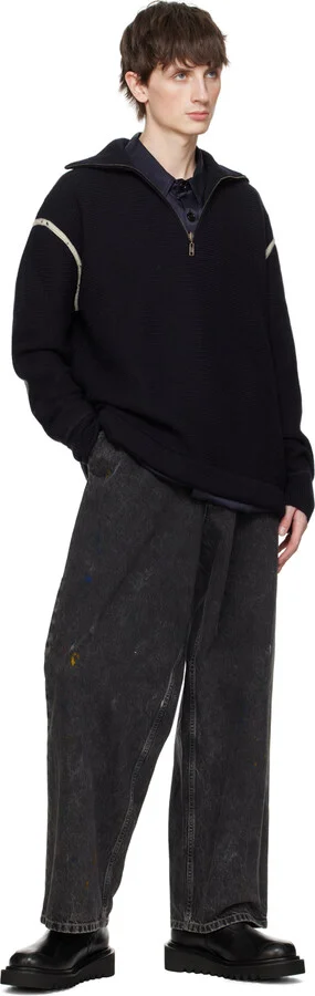 Toga Virilis SSENSE Exclusive Black Chelsea Boots - Image 5