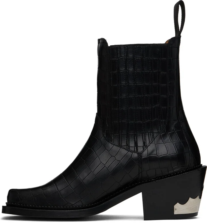 Toga Virilis SSENSE Exclusive Black Chelsea Boots - Image 3