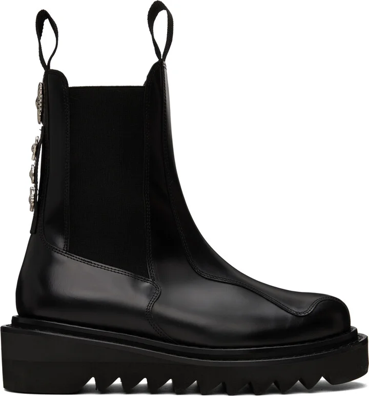 Toga Virilis SSENSE Exclusive Black Chelsea Boots