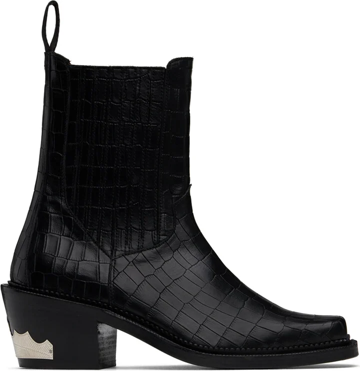 Toga Virilis SSENSE Exclusive Black Chelsea Boots