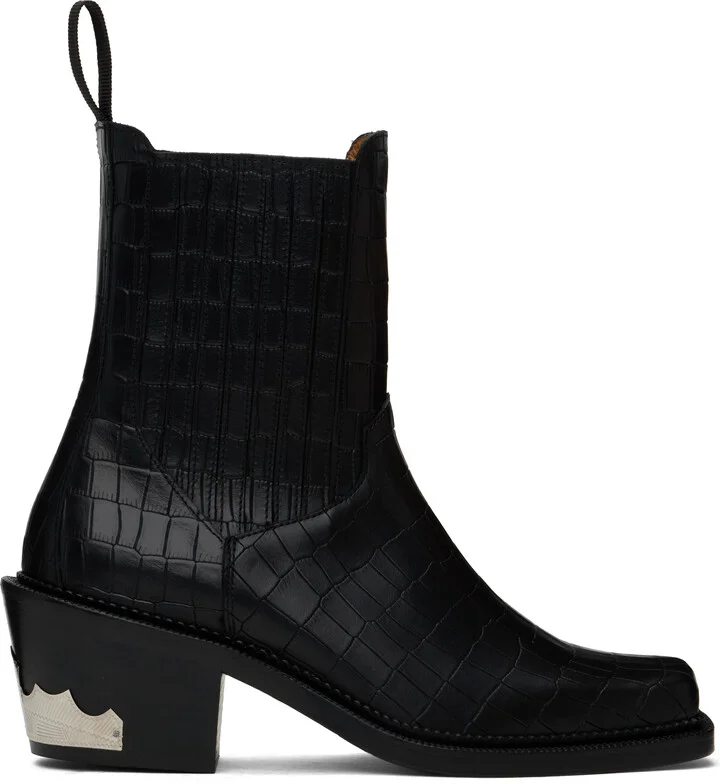 Toga Virilis SSENSE Exclusive Black Chelsea Boots