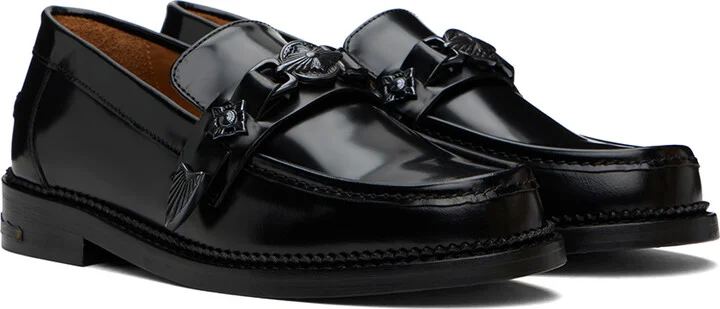 Toga Virilis SSENSE Exclusive Black Loafers - Image 4