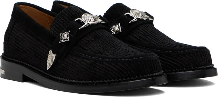 Toga Virilis SSENSE Exclusive Black Loafers - Image 4