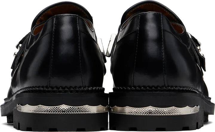 Toga Virilis SSENSE Exclusive Black Monkstraps - Image 2