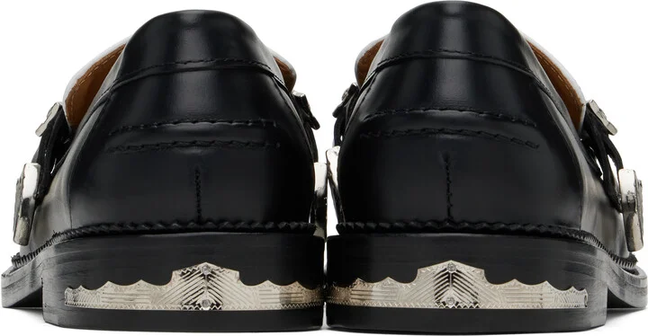 Toga Virilis SSENSE Exclusive Black & White Loafers - Image 2