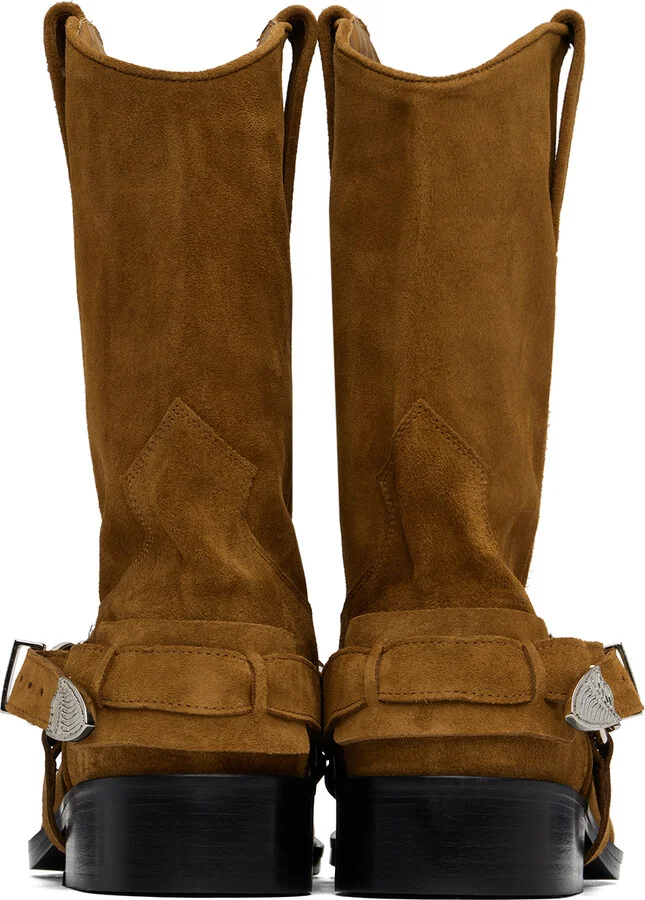 Toga Virilis SSENSE Exclusive Brown Boots - Image 2